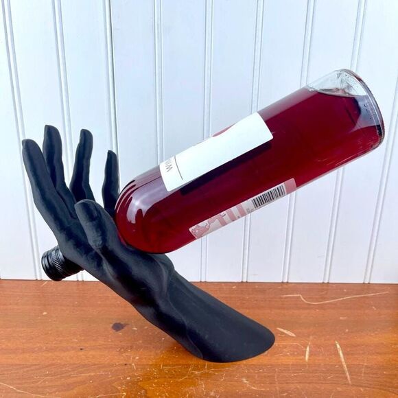 Hand Crafted Other - VinoGrace, Hand Sculpture Wine Bottle Holder,Cantilever Bottle Holder